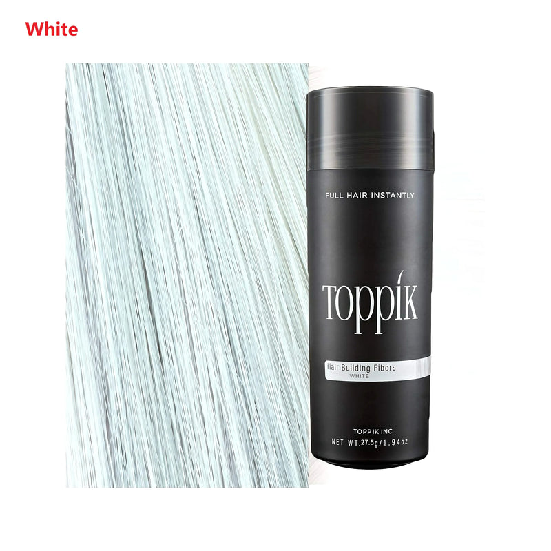 9 cores toppik fibras capilares queratina, 27,5 / 50 / 100g de cabelos finos ou ralos preenchidos, cabelos densos e volumosos instantâneos, homens e mulheres